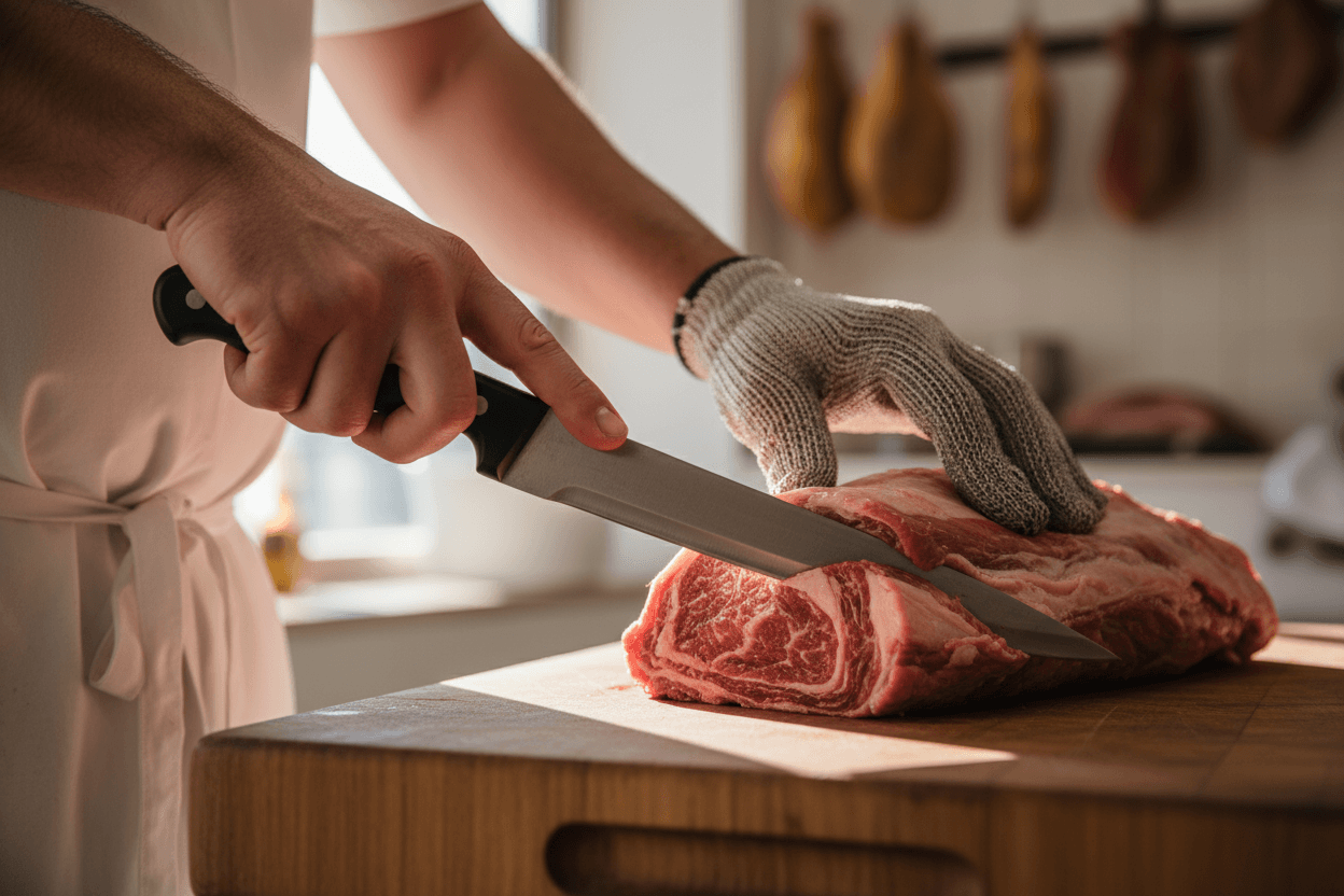 Expert butcher craftsmanship