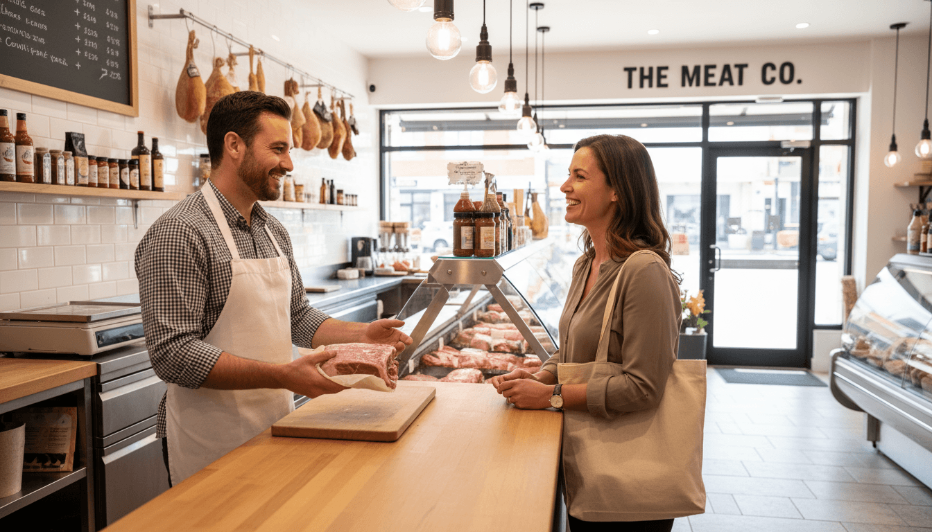 Friendly customer service at Carniceria el Potrero
